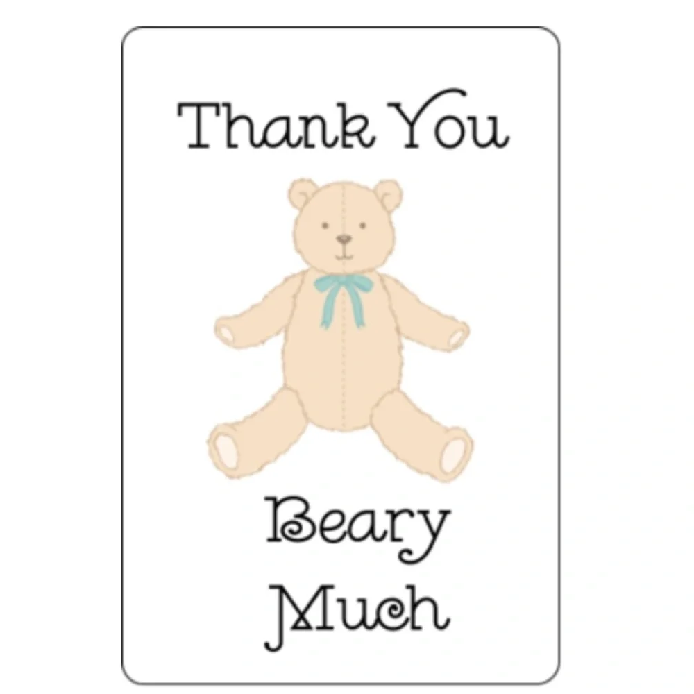 Thank You Beary Much Stickers!
